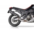 QD Exhaust TOURANCE DARK Slip-on Exhaust for Aprilia Tuareg 660
